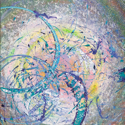 0764 “Fractured Gyre” 120x120
