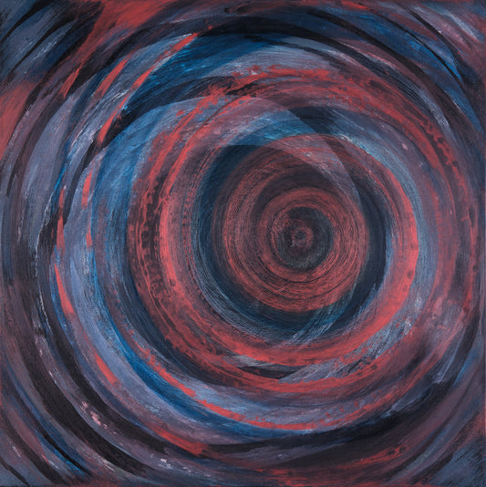 0231 “Crimson Descent” 80x80